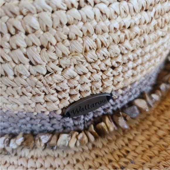 Wallaroo Tahiti Woven Straw Sun Hat - Natural - Picture 4 of 6